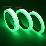 Fita de pesca brilho no escuro - Adesivos em rolo verde fluorescente 1,5cm
