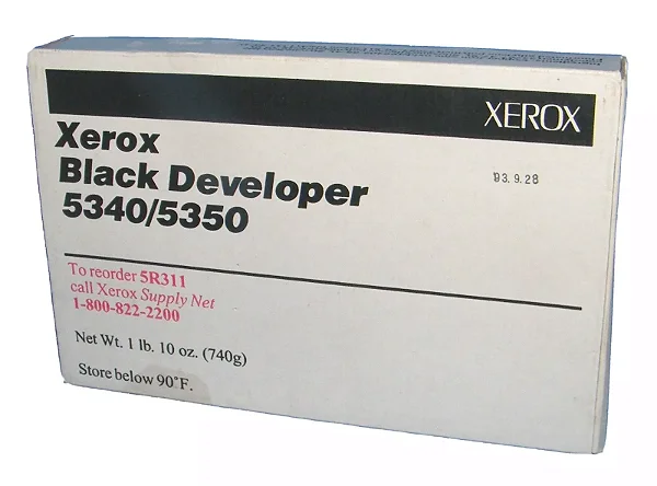 Xerox Black Developer (5340/5350 5R311) lacrado