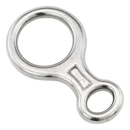 Freio 8 (oito) Aço Inox 100kn -  Descensor P/ Corda