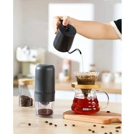 Máquina de Café Máquina de Café Elétrica Moedor de Café Doméstico Pequeno Portátil Moedor de Café em Grãos XH501