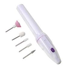 Lixadeira Elétrica Unhas C/brocas Sem Fio A Pilha Portátil Manicure Pedicure 0404