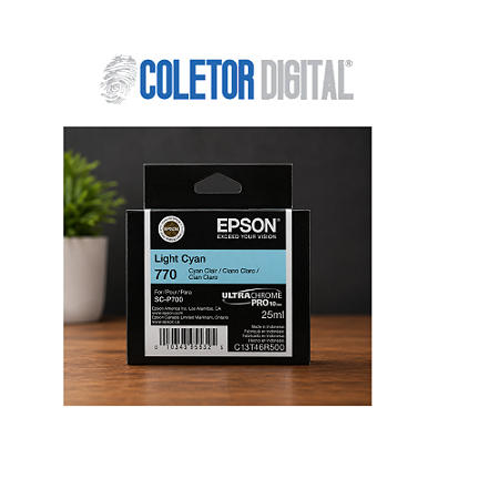 Tinta Epson Light Cyan SC-P700 UltraChrome Pro10 original, 25 ml