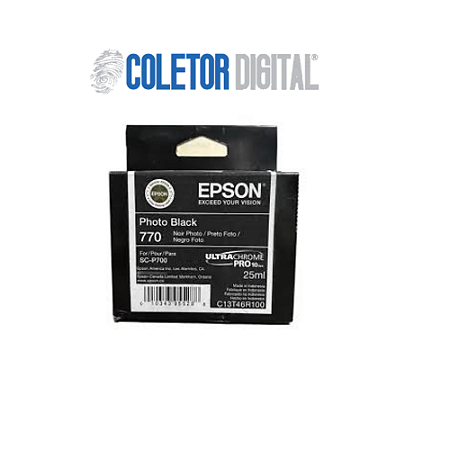 Cartucho Epson Sc-p700 Photo Black 770 Original