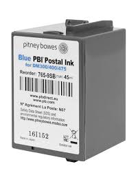Cartucho de tinta para franquias Pitney Bowes - Azul - SendPro® C Auto, Série DM300c, DM400c 765-9sb
