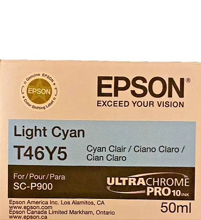 Tinta ultracromática Epson Light Cyan T46Y5 para impressora Epson P900