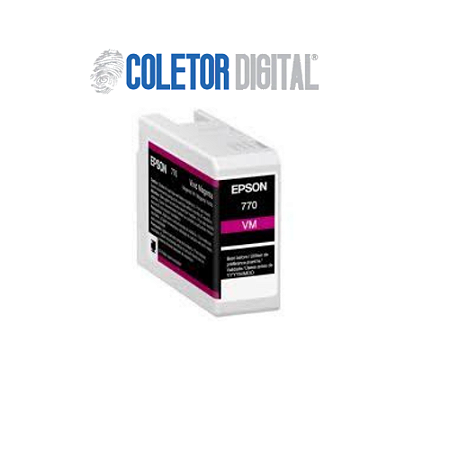 Epson 770 - magenta vivo - original - cartucho de tinta