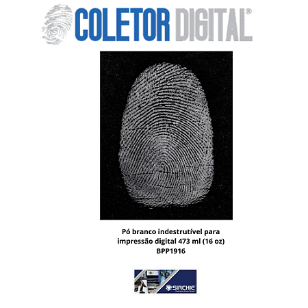 Pó branco indestrutível para impressão digital 473 ml (16 oz) BPP1916