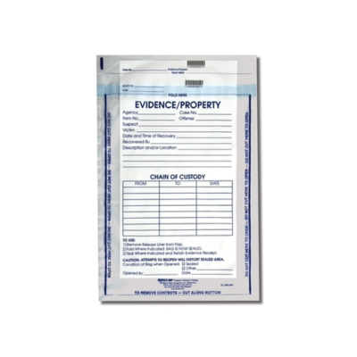 Saco de evidências de integridade 12 polegadas x 15 1/2 polegadas (100 cada) IEB1200