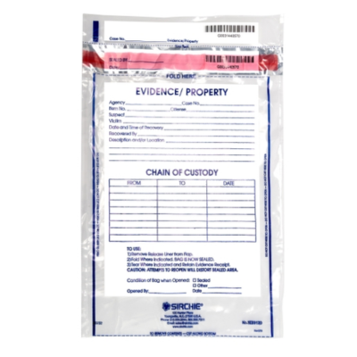 Saco de evidências de integridade 9 polegadas x 12 polegadas (100 cada) IEB9120