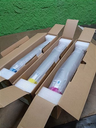 Kit 3 Toner Para Samsung Clt 808 Sl 4250 Sl 4300 X4220 Rw Amarelo