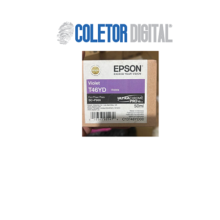 Cartucho jato de tinta original Epson T46YD00 T46YD SC-P900 UltraChrome PRO10 Violeta SureColor P900