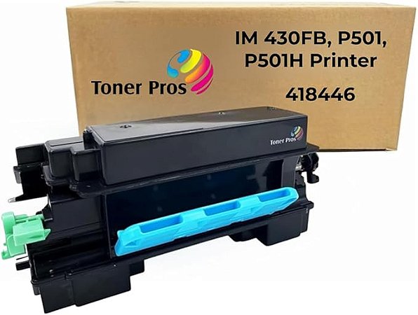 Toner Pros (TM) Toner preto (418446) compatível com [alto rendimento] para impressora Ricoh IM 430FB P501 – Preto 14.000 páginas