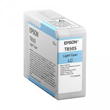 T8505 - Cartucho de Tinta Epson UltraChrome HD 80ml - Ciano Claro