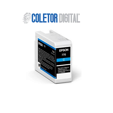 Cartucho Epson T770220 Ciano Ultrachrome PRO10 para P700