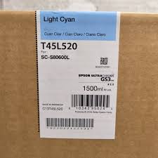 Tinta Solvente Ultrachrome Gs3 Epson T45l520 Light Ciano - Ciano Claro
