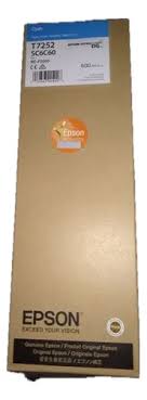 T7252 - Cartucho de Tinta Epson UltraChrome DG 600ml - Ciano