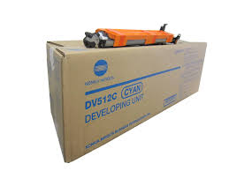 Konica Minolta DV-512C Ciano – Unidade de Revelação Original Genuína p/ Bizhub C224 / C364 / C454