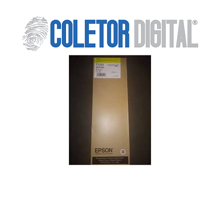 Cartucho Epson T7254 Amarelo (Yellow) – Original – Para Epson F2000