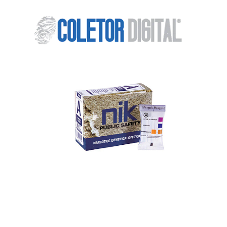 NIK – Testes Presuntivos de Drogas Alcaloides e Opioides | Ref. 6071 | Caixa com 10 Unidades