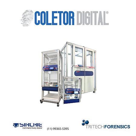 câmara de fumigação com cianoacrilato para revelação de impressões digitais