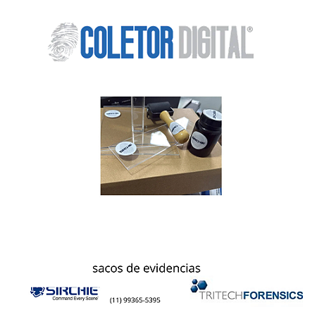 Kit Coleta Impressão Digital 2765 Coletor Digital
