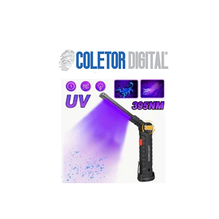 Lanterna Forense UV 395nm Alta Potência – Uso Profissional