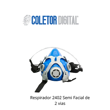 Respirador 2402 Semi Facial de 2 vias