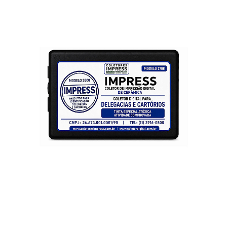 Coletor de Impressões Digitais Fingerprint 23141 | Uso Profissional – 16.000 Coletas
