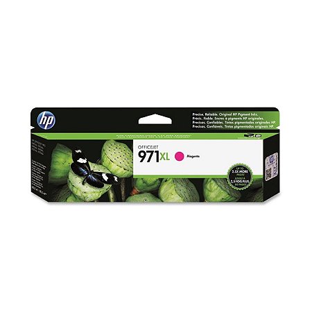 Cartucho de Tinta HP 971XL, 971 CN627AM Magenta | X-451DW X-476DW | Original 80,5ml