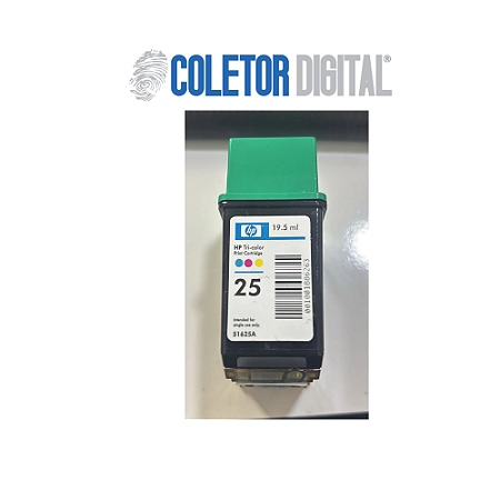 Cartucho Hp 25 Color 51625a Original 19.5ml