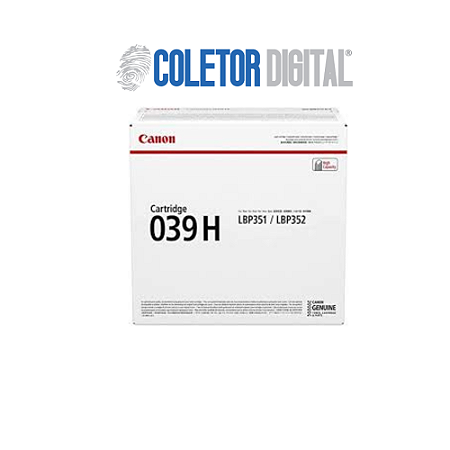 Tinta de alto rendimento Canon - 0288C001Aa (039H), preta - 013803253436
