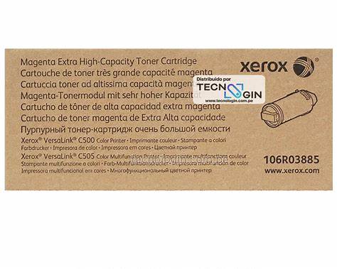 Toner Xerox 106R03885 Magenta Original 9.000 Páginas VersaLink C500 C505