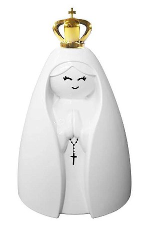 Nossa Senhora c coroa laqueado