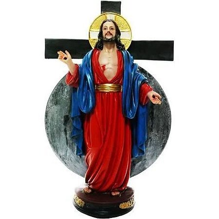 Santa Chagas Resina, 30 cm