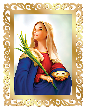 Quadro MDF Santa Luzia