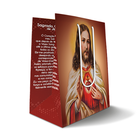 Sacola Sagrado Coração de Jesus