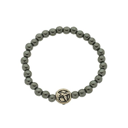 Pulseira de São Miguel Hematita, Elástico