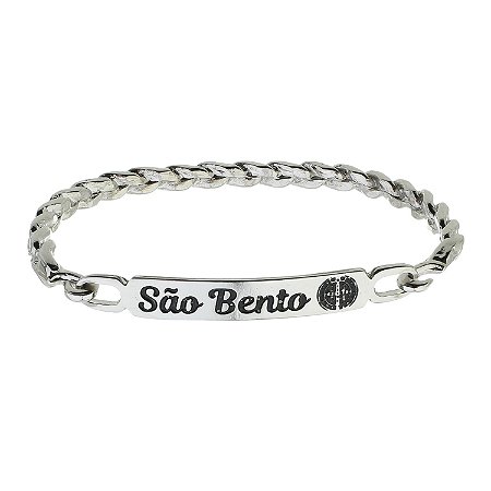 Bracelete Trançado de São Bento em Metal - Inox