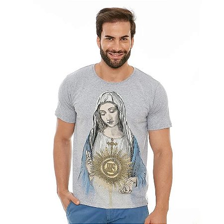 Camiseta Nossa Senhora com Ostensório, Masculina, M