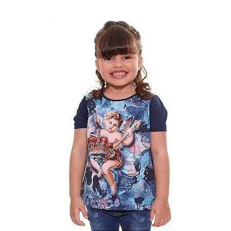 Camiseta Anjo, Infantil, 10 Anos