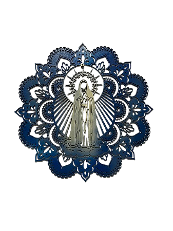 Mandala Nossa Senhora Fatima 30cm