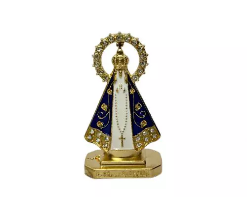 Imagem de Carro Nossa Senhora Aparecida, 5cm, c/ aureola
