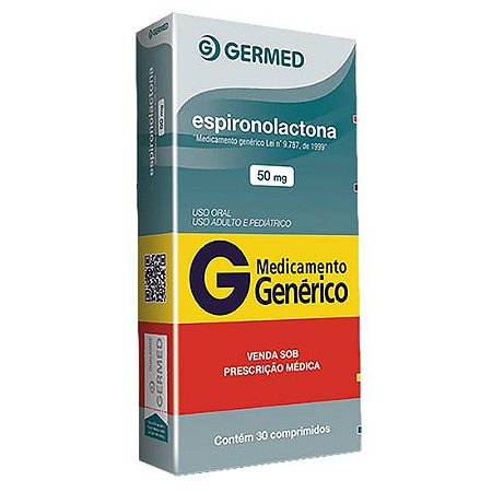ESPIRONOLACTONA 50 MG X 30 COMPRIMIDOS