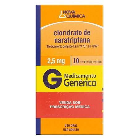 NARATRIPTANA 2,5 MG X 10 COMPRIMIDOS