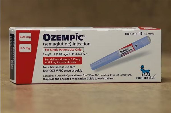 OZEMPIC - 0,25 MG + 0,5 MG - 6 AGULHAS