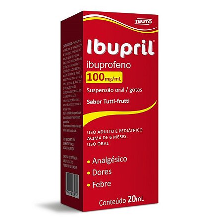 IBUPRIL - 100 MG/ML GOTAS 20 ML - (IBUPROFENO)