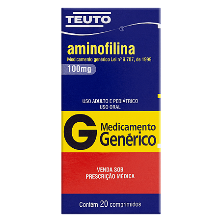 AMINOFILINA 100 MG X 20 COMPRIMIDOS
