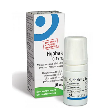 HYABAK 0,15% X 10 ML - SOLUÇÃO OFTÁLMICA