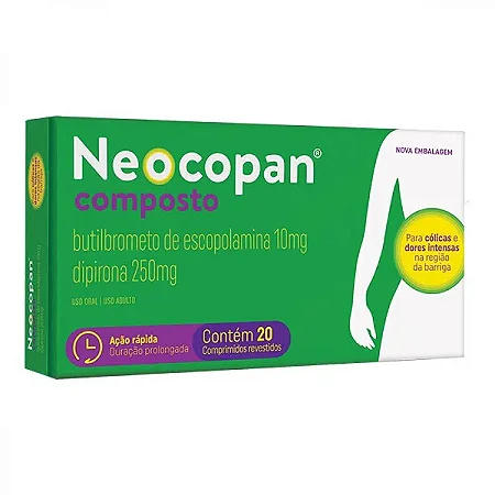 NEOCOPAN COMPOSTO 10 MG + 250 MG X 20 COMPRIMIDOS