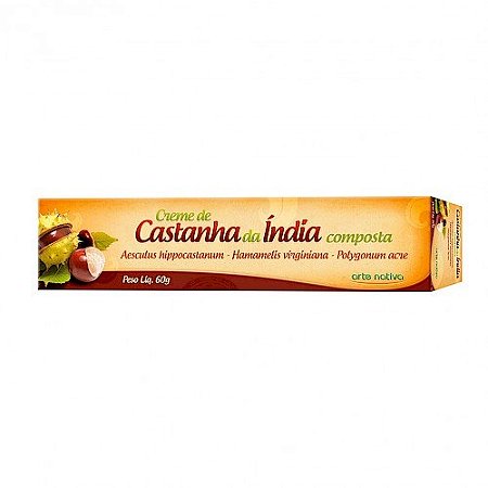 CREME CASTANHA DA INDIA - 60G